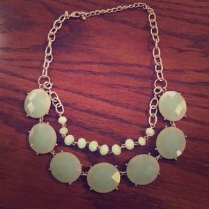 Mint green necklace